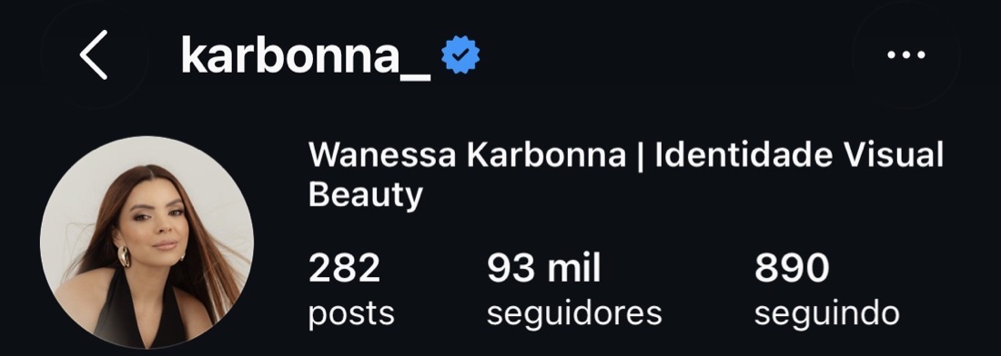 Perfil @karbonna_ no Instagram